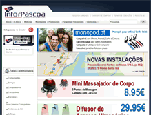 Tablet Screenshot of inforpascoa.pt
